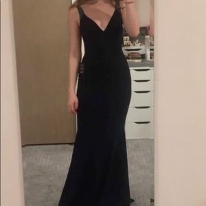 Lulu’s Navy Gown with Beading